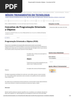 Programação Orientada a Objetos - Conceitos de POO