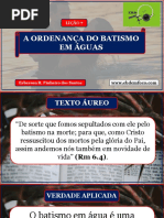 Licao7-A Ordenanacao Do Batismo Em Aguas