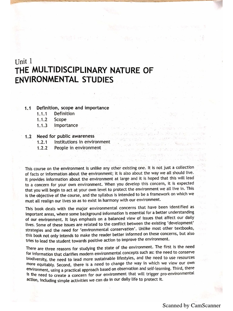 Environmental Studies PDF