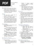 Biostatistics Introduction and Variables