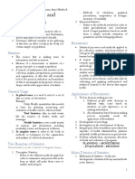 Biostatistics Introduction and Variables