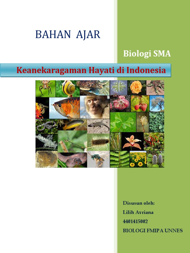 Bahan Ajar Keanekaragaman Hayati Di Indonesia
