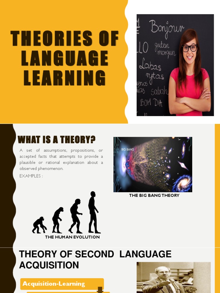 Theories of Language Learning | PDF | Language Acquisition | Second ...