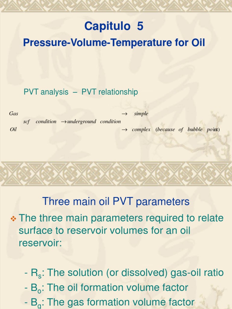 Ch 2 Pvt Oil 07 Petroleum Reservoir Petroleum