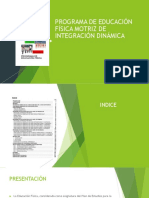 Programa de Educación Física Motriz de Integración Dinámica (Historia) Resumen