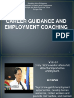 New Career Guidance and Advocacy Program