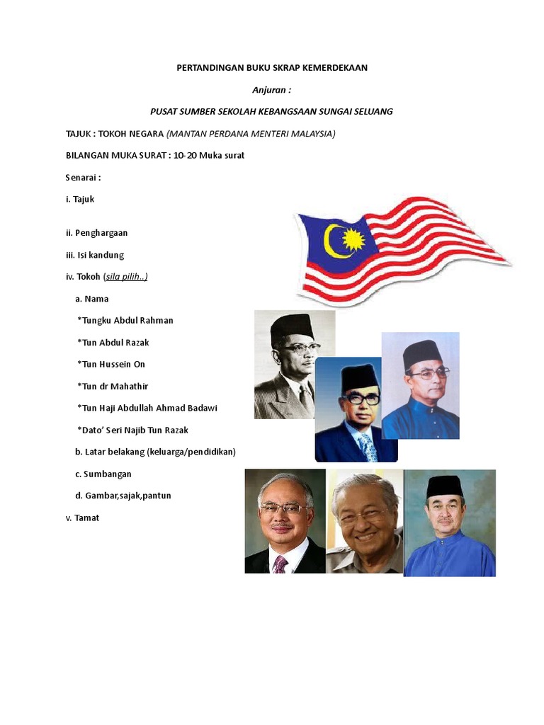 Buku Skrap Perdana Menteri Malaysia - Fundacionfaroccr