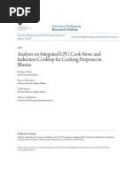 Analysis on Integrated LPG Cook Stove and Induction Cooktop for C