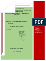 Ensayo Manejo de Conflictos Grupo 3 PDF