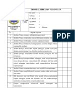 Menilai Kepuasan Pelanggan::::::: 1 Halaman