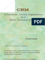 A Customer - Centric Organization Asa Socio - Technical System