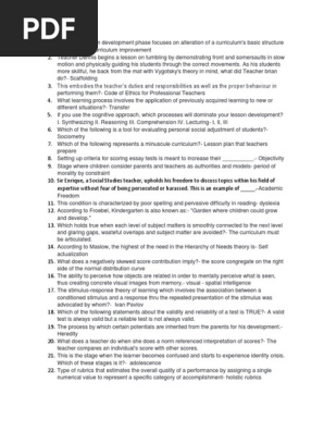Cbrc My Review Prof Ed 2 5 Pdf Learning Intelligence Quotient