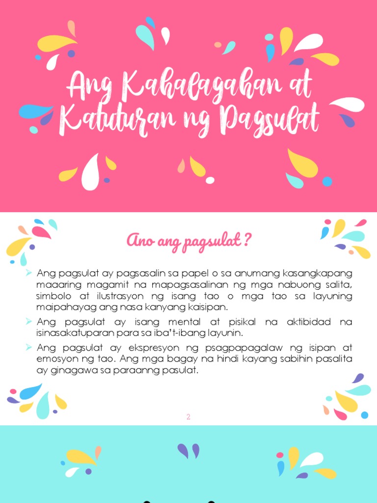 Pagsulat Fil | PDF