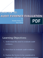 CHAPTER 22-Audit Evidence Evaluation