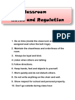 Rules and Regulation