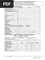 Hospital Document Hospital Information Form (PSP)