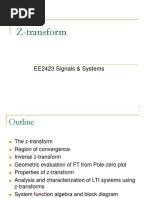 Lec10 - 11 Z-Transform