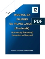 Modyul Sa Filipino Sa Piling Larang (Akademik) - Larawang Sanaysay