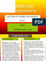 Materi Dan Perubahannya PDF
