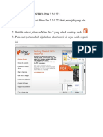 Cara Instalasi Nitro Pro 7