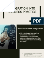 Integration Into Business Practice