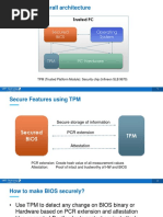 Trusted PC Overall Architecture: Operating System Secured Bios