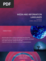 Media and Information Languages