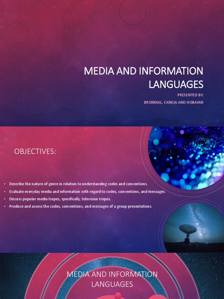 Media Language and Genre Analysis | PDF | Semiotics | Cognitive Science