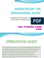 Presentation On Operational Audit