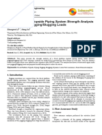 A Fixed Platform Topside Piping System Strength Analysis Under Dynamic PiggingSlugging Loads