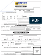 Enrollment Form 2019 Offline