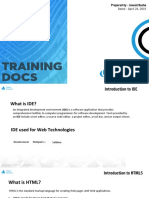 UI Developer(Training)