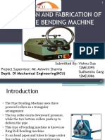 Design and Fabrication of Low-Cost Pipe Bending Machine