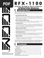 Operation Manual: - 33 Immediately Usable Effects