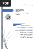 Shell & Tube Heat Exchanger Designing: Process Equipment Design and Drawing (Che-609)