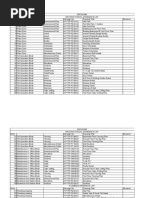 PRU01 Drawing List