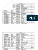 PRU01 Drawing List