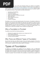 Types of Foundation: Why A Foundation Is Provided