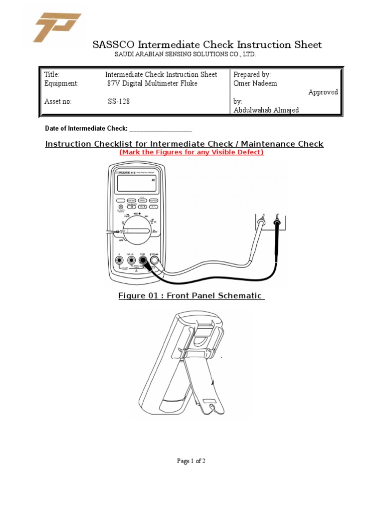 SASSCO Intermediate Check Instruction Sheet | PDF | Computers ...