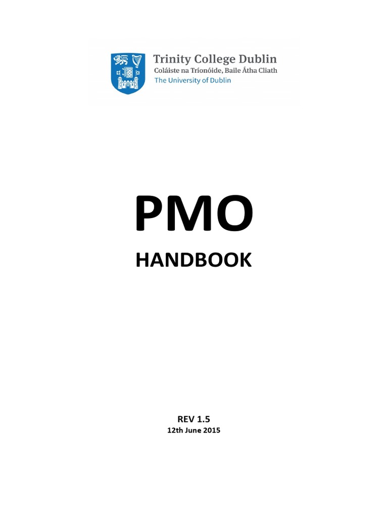 PMO Handbook v1.5 | PDF | Project Management | Risk Management