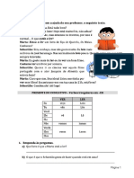 Ficha de Trabalho - Costumar+infinitivo:estar A+infinitivo