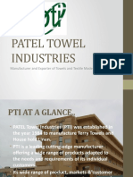 Patel Towel Industries: Manufacturer and Exporter of Towels and Textile Made-Ups