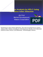 Sugar Analysis by HPLC