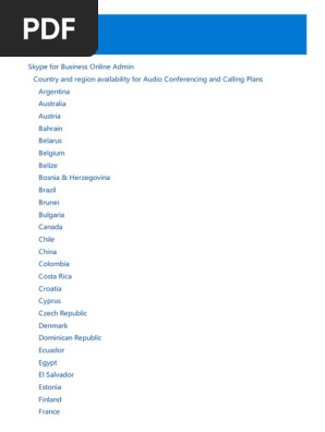 Skype For Business Online Admin Office 365 Conference Call