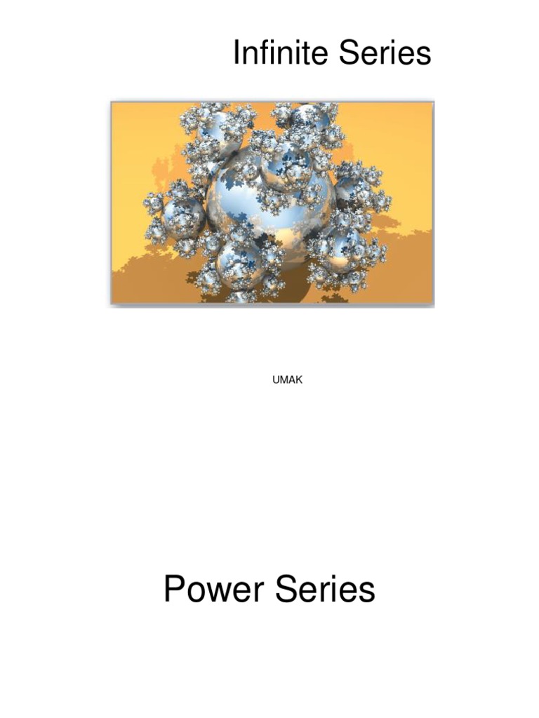 Power Series | PDF | Power Series | Series (Mathematics)