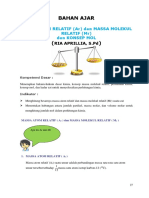 Bahan Ajar Materi Ar, MR Dan Konsep Mol