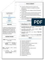 Very Good CV Format