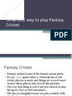 Smartest Way To Play Fantasy Cricket - Proxy Khel