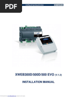 XWEB300D/500D/500 EVO: Installation Manual