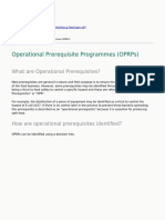 Myhaccp - Operational Prerequisite Programmes Oprps - 2019-02-21